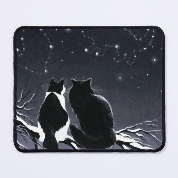Item preview, Two Cats, Moon and Stars designed and sold by Pavnud.