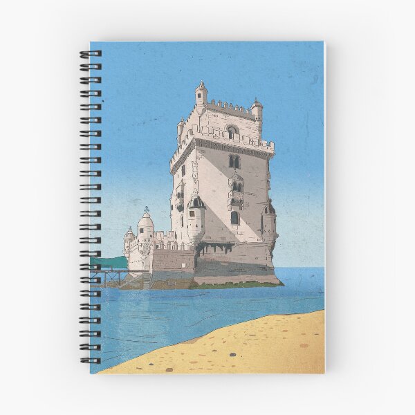 Item preview, Belém Tower, Tower of Saint Vincent Lisbon Illustration  designed and sold by Wall-Art-Sketch.