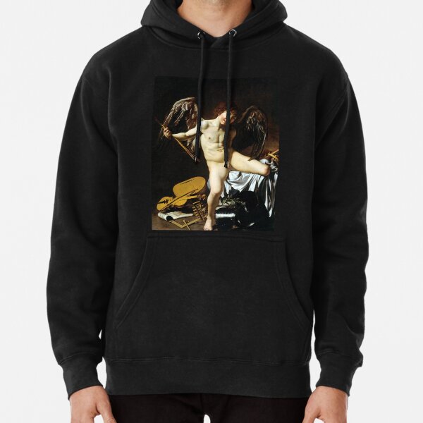 High Resolution Caravaggio Bacchus 1593" Pullover Hoodie for Sale by high-res-art |