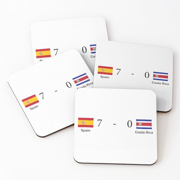 Item preview, Costa Rica vs  Spain - Goals World Cup 2022  - Costa Rica 2022 world cup - Spain 2022 world cup -  Costa Rica - Spain designed and sold by Stixdesigns.