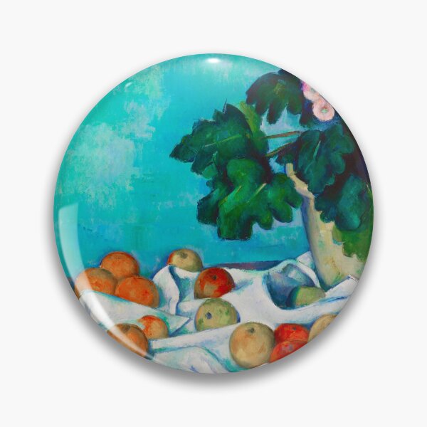 Item preview, HD PAUL CEZANNE - Still Life with Apples and a Pot of Primroses designed and sold by Go Logo Designs.