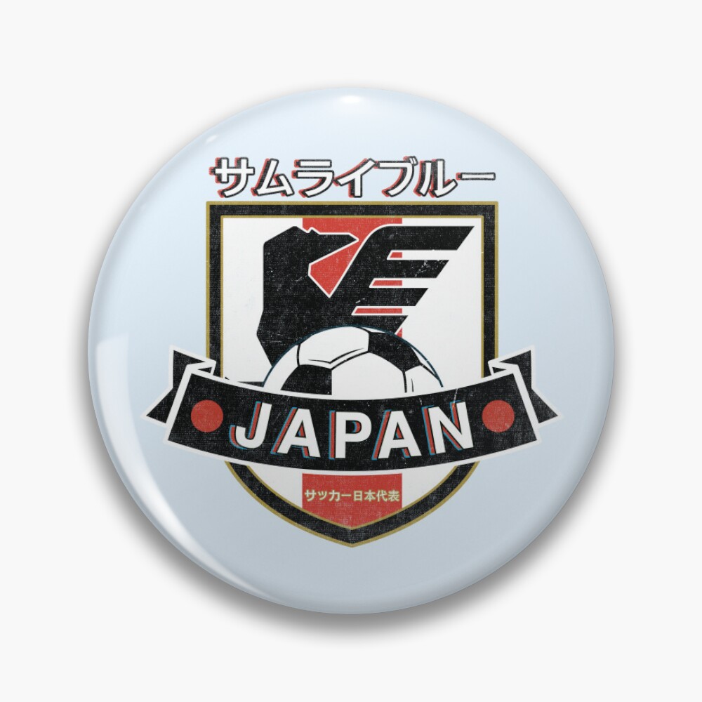 Japan Soccer Crest (Samurai Blue)
