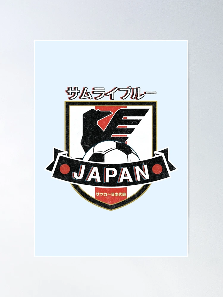 Japan Soccer Crest (Samurai Blue)