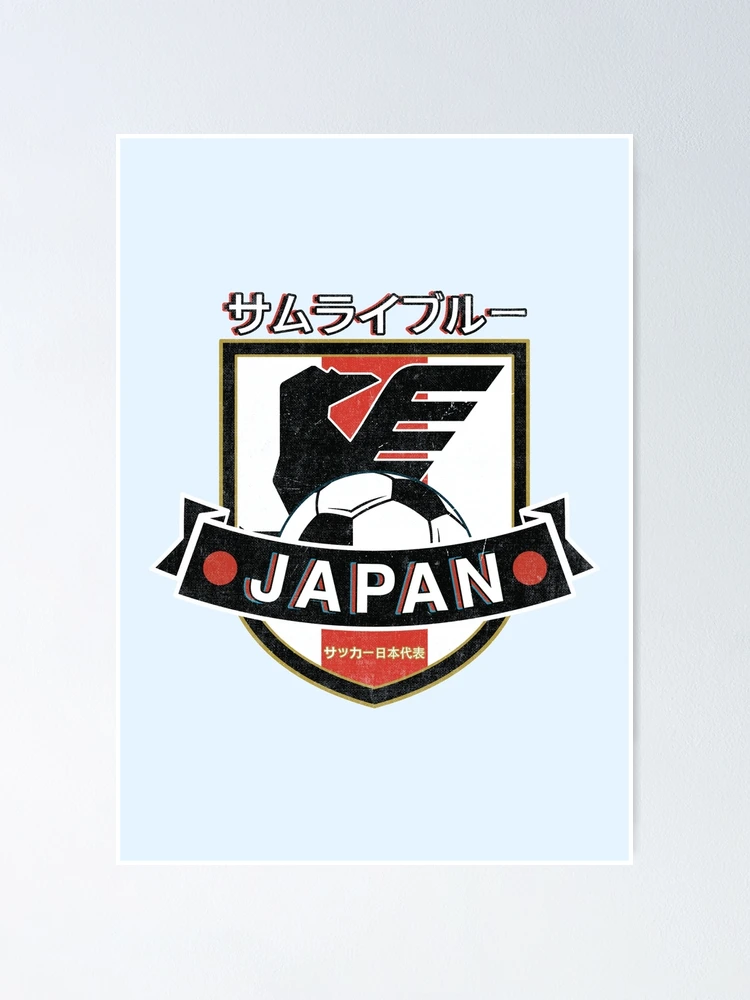 Japan Soccer Crest (Samurai Blue)