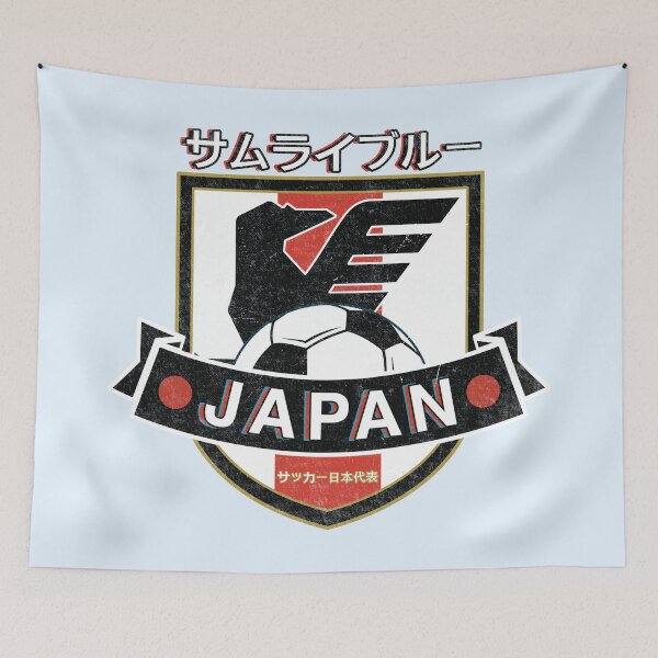 Item preview, Japan Soccer Crest (Samurai Blue) designed and sold by Numero14.