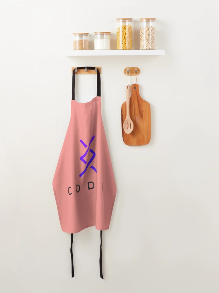 Thumbnail 4 of 6, Apron, Coder Coding Code designed and sold by Mahe-Art.