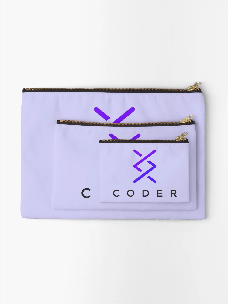 Thumbnail 2 of 4, Zipper Pouch, Coder Coding Code designed and sold by Mahe-Art.