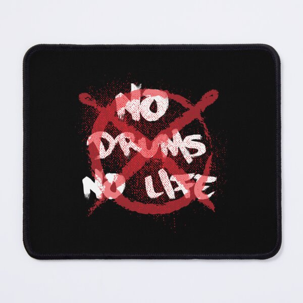 Item preview, No Drums No Life Drummer Drumsticks Essential T-Shirt designed and sold by saelihuyghem.