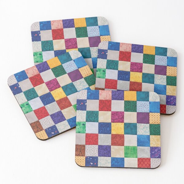 Item preview, Sarilmak Patchwork Colorful detail of quilt   designed and sold by Subcultureclott.
