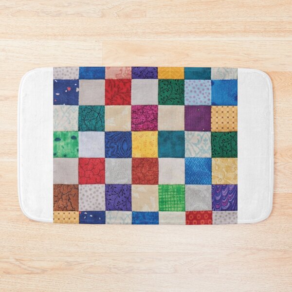 Item preview, Sarilmak Patchwork Colorful detail of quilt   designed and sold by Subcultureclott.