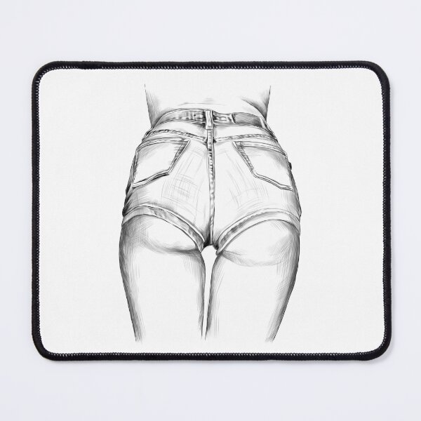 Item preview, Woman Ass Butt in Jeans Shorts designed and sold by dk-design85.