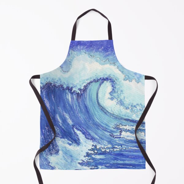 Item preview, Ocean Wave dance watercolor painting designed and sold by Wolshebnaja.