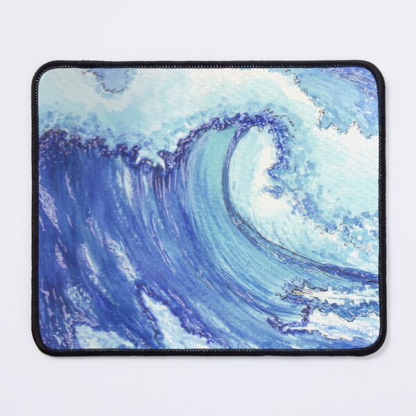 Item preview, Ocean Wave dance watercolor painting designed and sold by Wolshebnaja.
