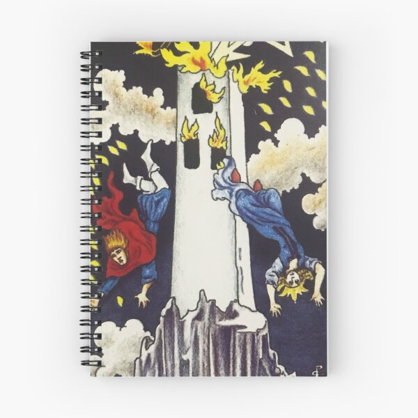 Item preview, Major Arkana Tarot Kartları 16 - The Tower designed and sold by bluelardan.
