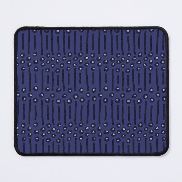 Item preview, Navy Blue Organic Pattern designed and sold by hellcom.