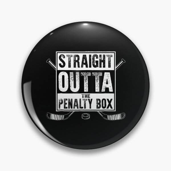 Item preview, Ice Hockey Player Straight Outta The Penalty Box designed and sold by Anna Turner.
