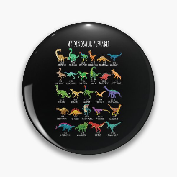 Item preview, Types Of Dinosaurs Alphabet A-Z ABC Dino Identification designed and sold by Anna Turner.
