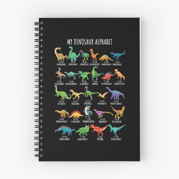 Item preview, Types Of Dinosaurs Alphabet A-Z ABC Dino Identification designed and sold by Anna Turner.