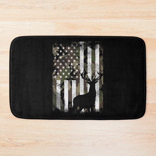 Item preview, Camo American Flag Deer Elk Buck Hunting USA Hunter designed and sold by Anna Turner.