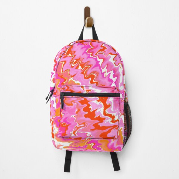 Item preview, Modern Liquid Swirl Abstract Pattern Vibrant Neon Pink, Pink Tones, Orange Tones, Multicolor Design.png designed and sold by theprintedclub.