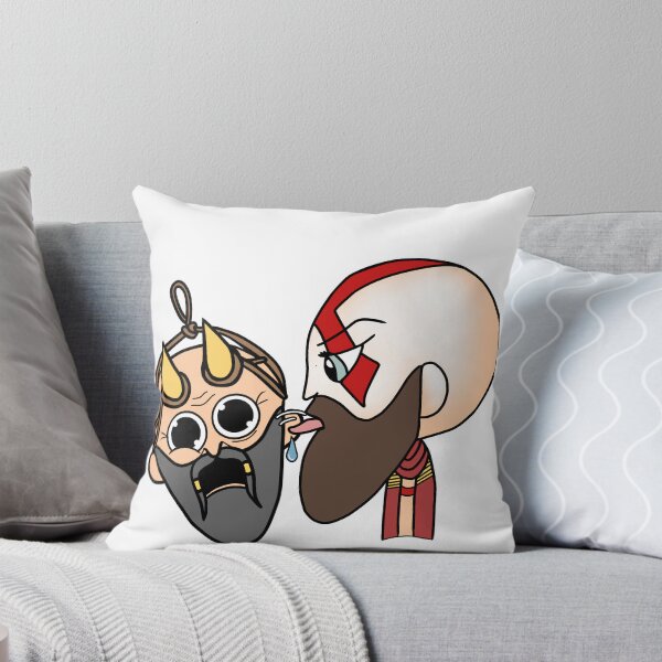 Item preview, Kratos and Mimir designed and sold by Trashmageddon.