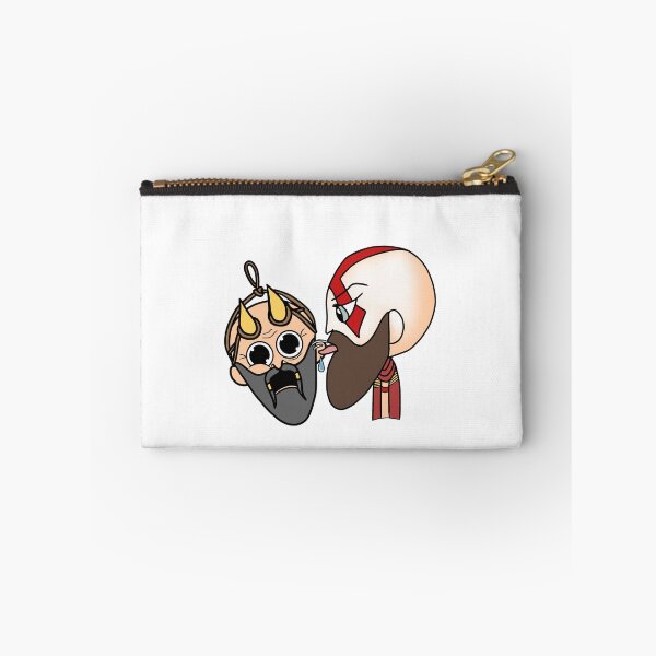 Item preview, Kratos and Mimir designed and sold by Trashmageddon.