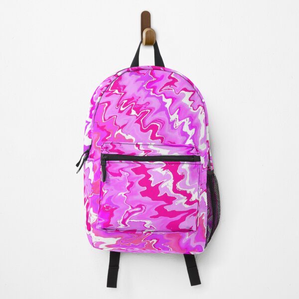 Item preview, Modern Liquid Swirl Abstract Pattern Vibrant Neon Pink, Pink Tones, Lilac Tones, Multicolor Design designed and sold by theprintedclub.