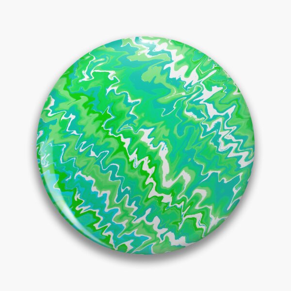 Item preview, Modern Liquid Swirl Abstract Pattern Vibrant Pastel Turquoise, Green, Blue Tones and Green Tones Multicolor Design designed and sold by theprintedclub.