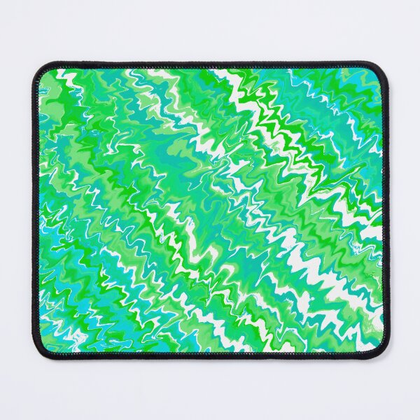 Item preview, Modern Liquid Swirl Abstract Pattern Vibrant Pastel Turquoise, Green, Blue Tones and Green Tones Multicolor Design designed and sold by theprintedclub.