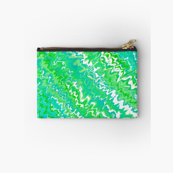 Item preview, Modern Liquid Swirl Abstract Pattern Vibrant Pastel Turquoise, Green, Blue Tones and Green Tones Multicolor Design designed and sold by theprintedclub.