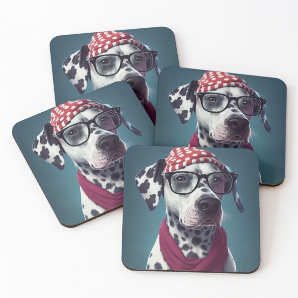 Artikelvorschau, Dalmatiner Hipster-hund entworfen und verkauft von Valro.