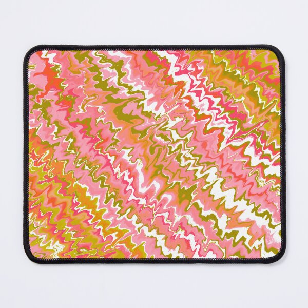 Item preview, Modern Liquid Swirl Abstract Pattern Vibrant Pastel Orange and Pink, Pink Tones, Green Tones and Orange Tones Multicolor Design designed and sold by theprintedclub.