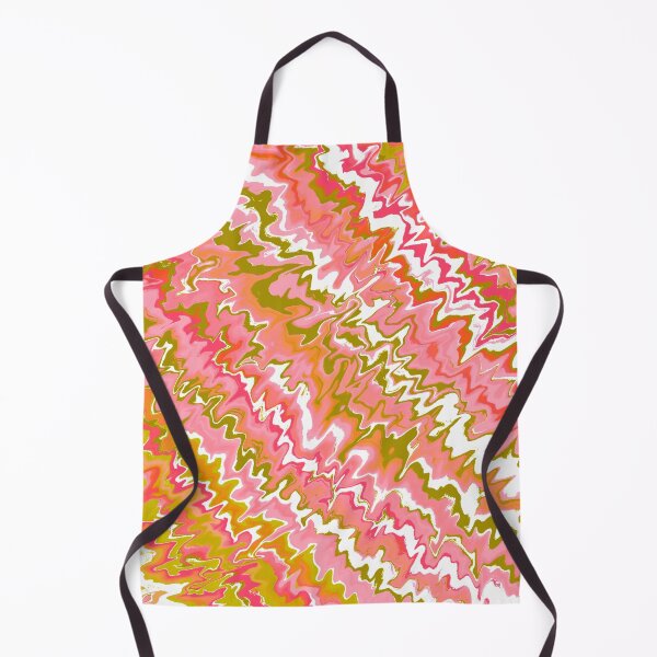 Item preview, Modern Liquid Swirl Abstract Pattern Vibrant Pastel Orange and Pink, Pink Tones, Green Tones and Orange Tones Multicolor Design designed and sold by theprintedclub.