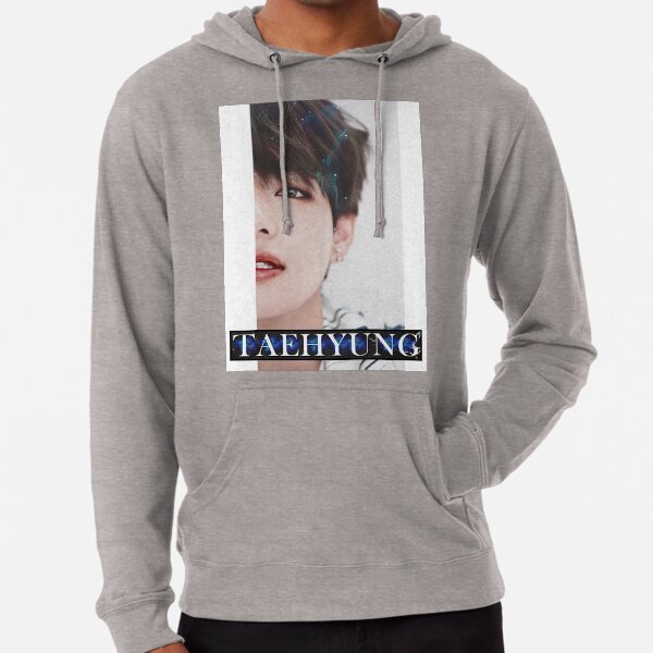 Taehyung gray hoodie on sale