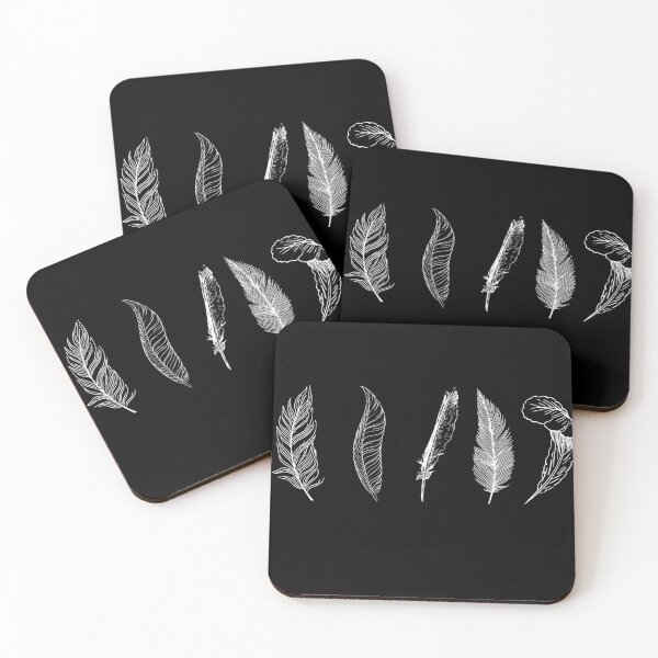 Item preview, Feather in white designed and sold by arozdesign.