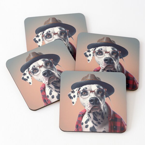 Artikelvorschau, Dalmatiner Hipster-hund entworfen und verkauft von Valro.