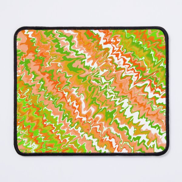 Item preview, Modern Liquid Swirl Abstract Pattern Vibrant Pastel Orange, Green and Yellow, Green Tones, Yellow Tones and Orange Tones Multicolor Design designed and sold by theprintedclub.
