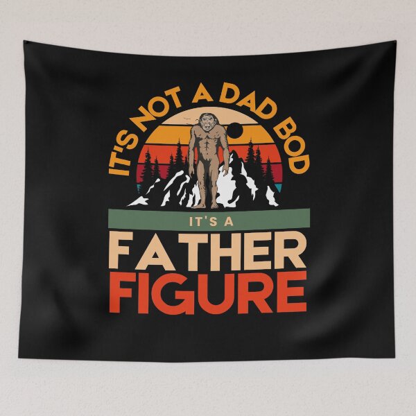 Item preview, It's Not A Dad Bod It's A Father Figure - Vintage Fathers Day designed and sold by YoungESC.