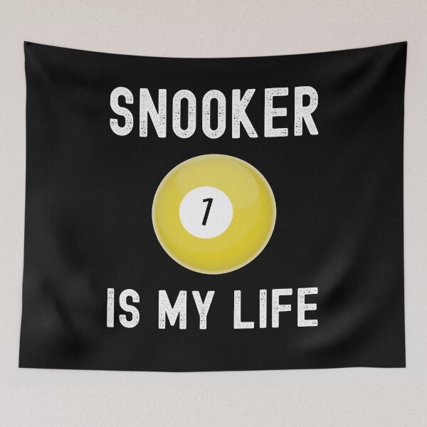 Item preview, Snooker is my life - billiards lover designed and sold by VitoTDesign.