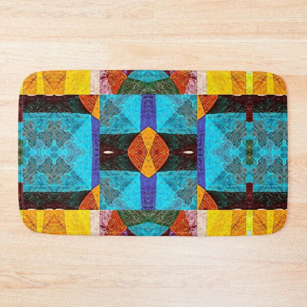 Item preview,  POWERFUL LUMINOUS RADIAL COSMIC LABYRINTH PATCHWORK -  SPIRITUAL AWAKENING CUBIC GEOMETRIC ART PATTERN IN DEEP* designed and sold by Ralek.