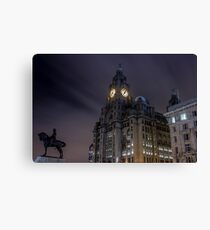 Liver Building and guard Canvas Print