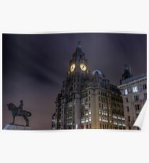 Liver Building and guard Poster