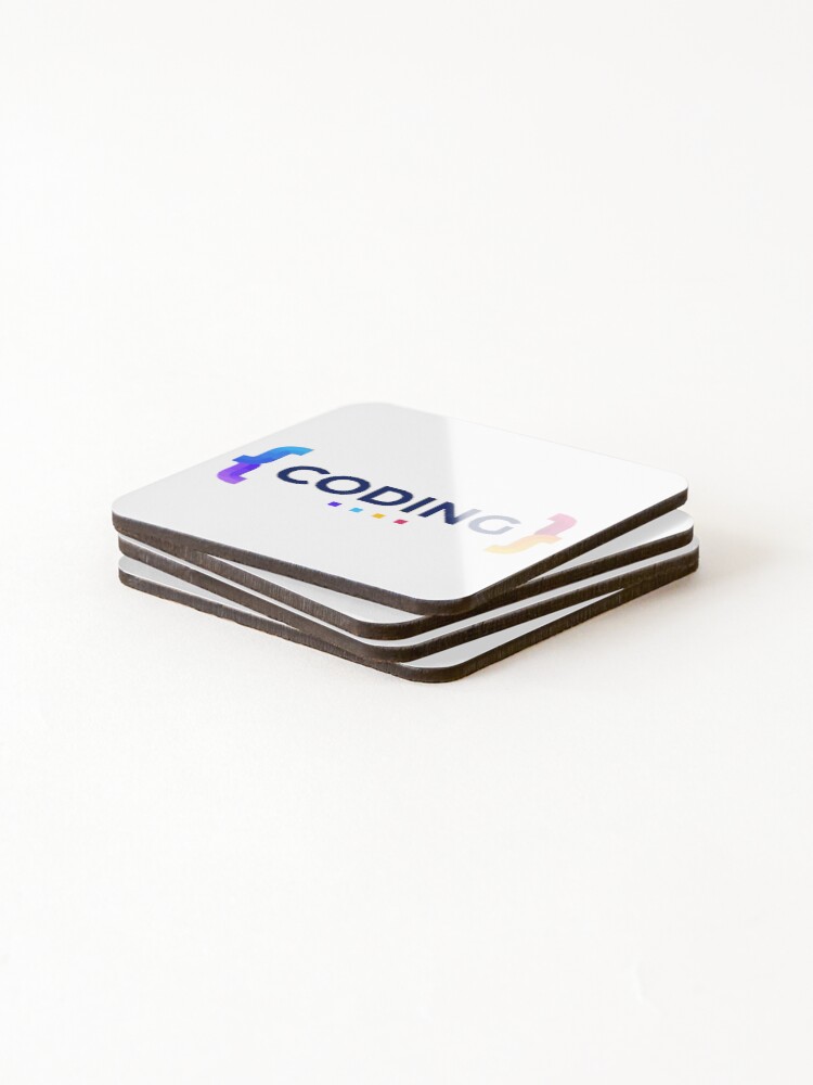 Thumbnail 4 of 5, Coasters (Set of 4), Coder Coding Programmer designed and sold by Mahe-Art.