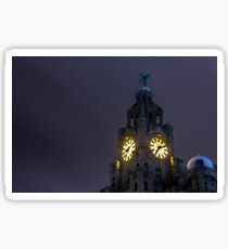 Top of the Liver Building tower Sticker
