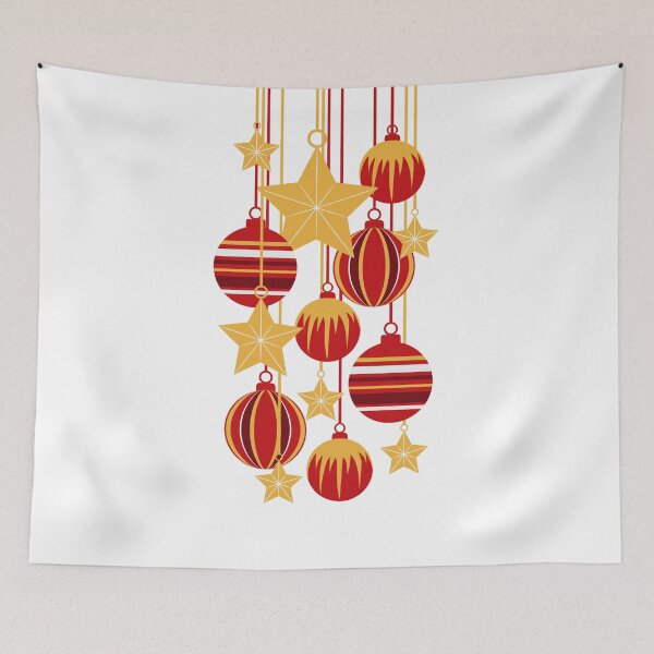 Item preview, Christmas ornaments - red, silver, gold designed and sold by WietskeWelten.