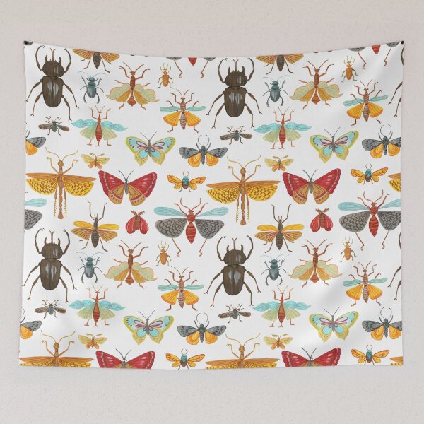 Item preview, Colorful insects, butterflies and beetles designed and sold by IrinaVaneeva.