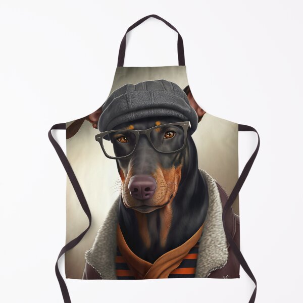 Item preview, Dobermann Hipster Dog designed and sold by Valro.