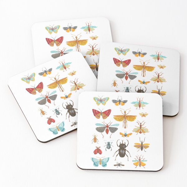 Item preview, Colorful insects, butterflies and beetles designed and sold by IrinaVaneeva.