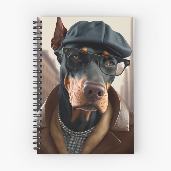 Item preview, Dobermann Hipster Dog designed and sold by Valro.