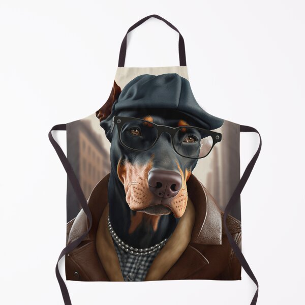 Item preview, Dobermann Hipster Dog designed and sold by Valro.